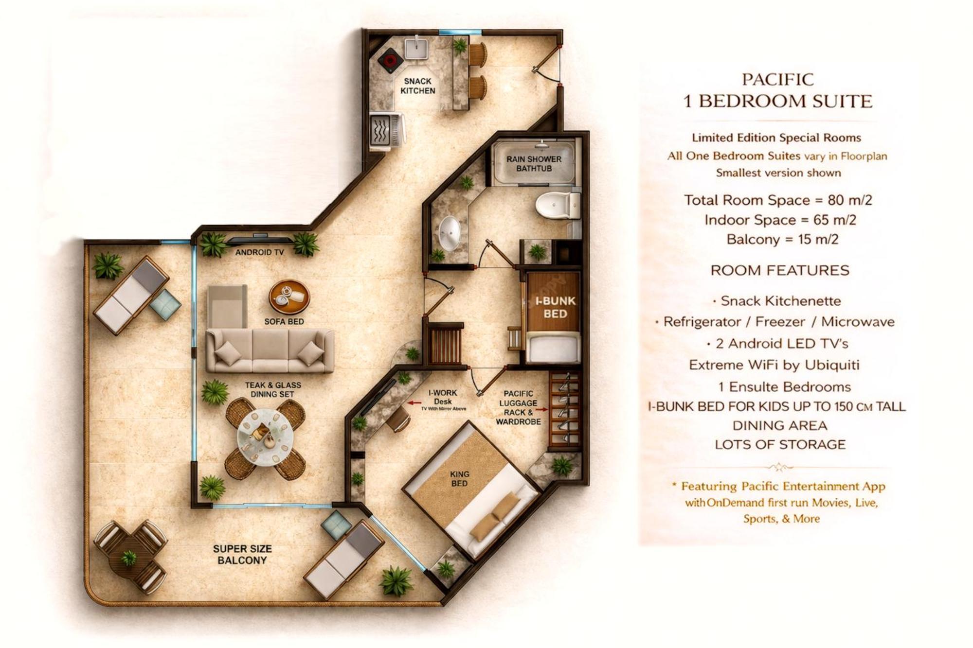 1 Bedroom Suite