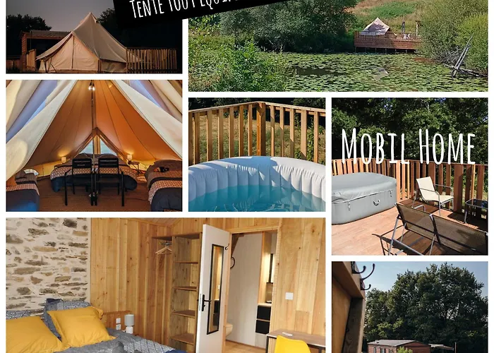 Les secrets de la nature chambre d'hôtes, tentes luxe et nature