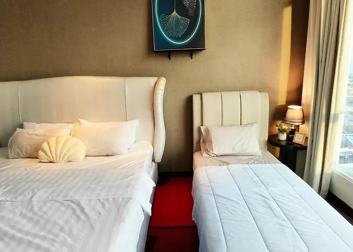 Hatten Hotel Super Sea View 4Pax High Floor Free 1 Carpark & Netflix With 2 Tv Room